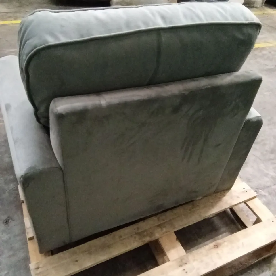 VICTORIA FABRIC ARMCHAIR - GREY RRP £499