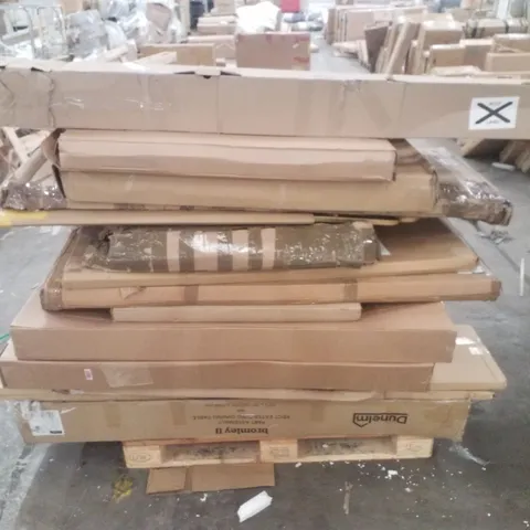 PALLET CONTAINING ASSORTED FLATPACK FURNITURE PARTS