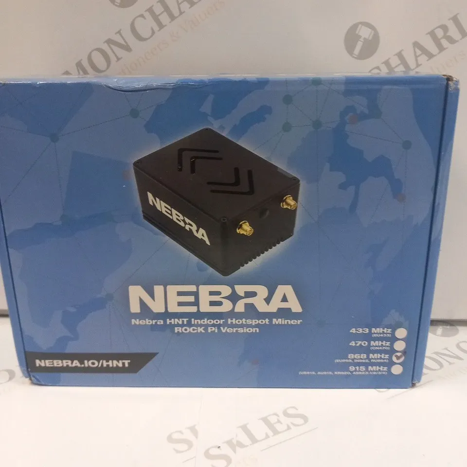 BOXED AND SEALED NEBRA HNT INDOOR HOTSPOT MINER ROCK PI VERSION