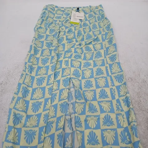 WHISTLES CHECKERBOARD SHELLS CLEO SKIRT – UK 6