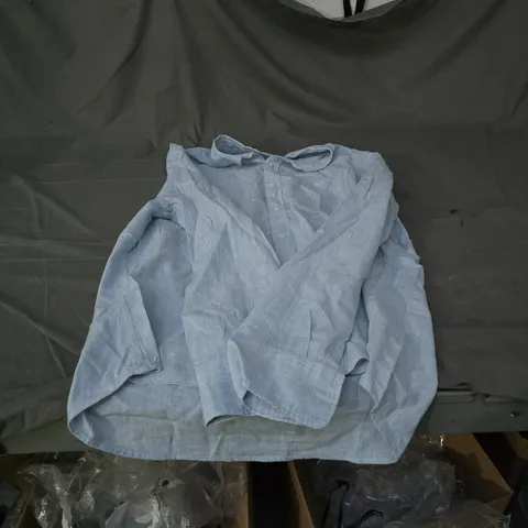 JOHN LEWIS & PARTNERS SLIM FIT SHIRT – XL LIGHT BLUE STRIPE (MEN'S)