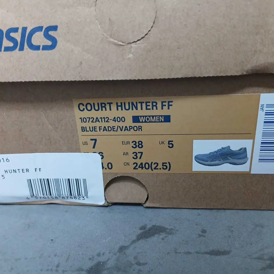 ASICS COURT HUNTER FF WOMEN’S SHOES – BLUE FADE/VAPOR, UK 5 (US 7, EU 38)