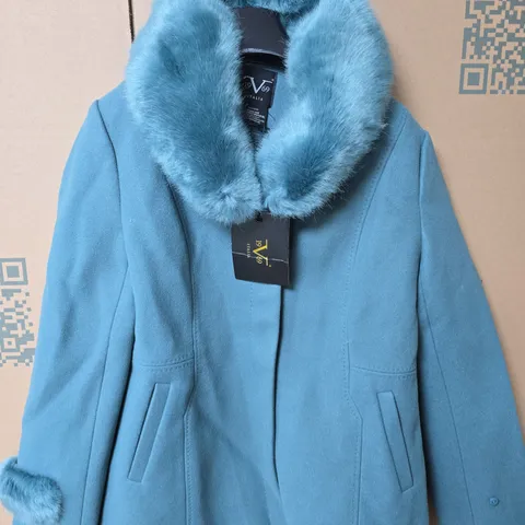 19V69 ITALIA GIACCA MEDIA CON PELLO COAT IN OTTANIO - SMALL