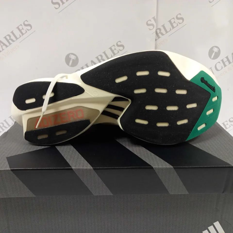 BOXED PAIR OF ADIDAS ADI16194 ADIZERO ADIOS PRO 3 RUNNING SHOES UK SIZE 6.5 