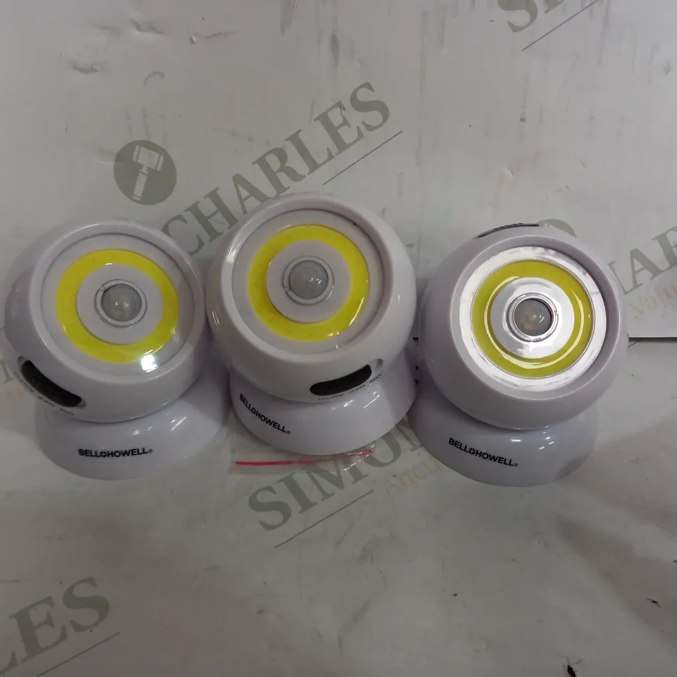 SET OF 3 BELL HOWELL LIGHTS