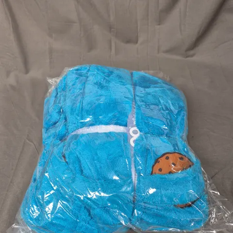 SEALED OODIE ADULT OVERSIZED HOODED BLANKET -  COOKIE MONSTER