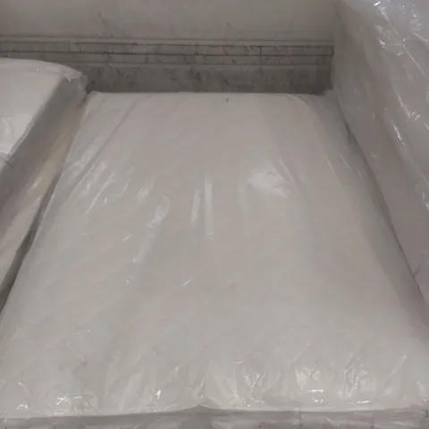 QUALITY BAGGED DOUBLE 135cm AIRSPRUNG LUXURY QUILTED MEDIUM MATTRESS