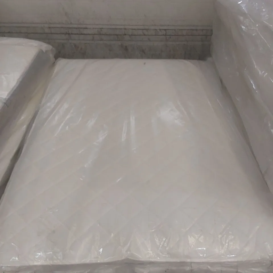 QUALITY BAGGED DOUBLE 135cm AIRSPRUNG LUXURY QUILTED MEDIUM MATTRESS
