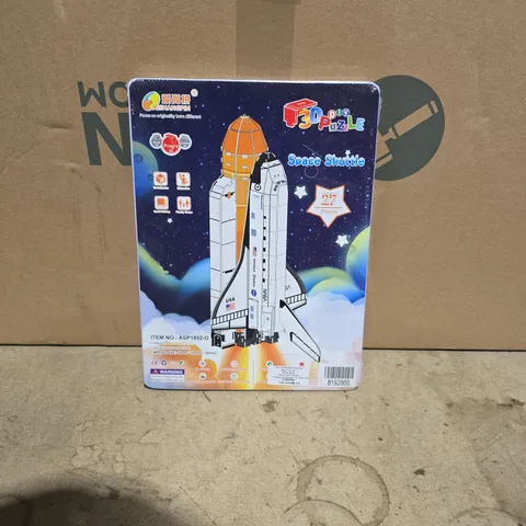 3D SPACE SHUTTLE PUZZLE, 27 PIECES (BOXED)