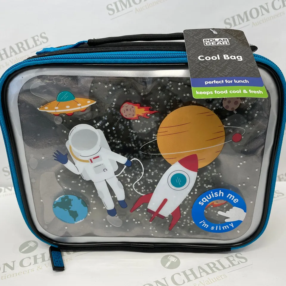 3 BRAND NEW POLAR GEAR SPACE COOL LUNCH BOXES (1 BOX)