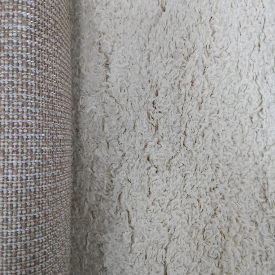 LONGWEAVE PLAIN RUG IVORY 60 X 110CM