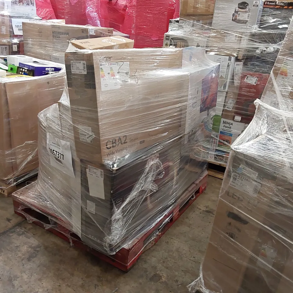 PALLET OF APPROXIMATELY 14 UNPROCESSED RAW RETURN MONITORS TO INCLUDE;