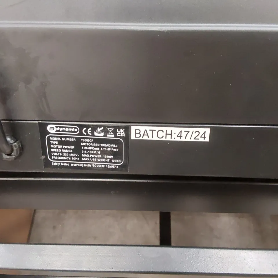 DYNAMIX T3000CF MOTORISED TREADMILL 