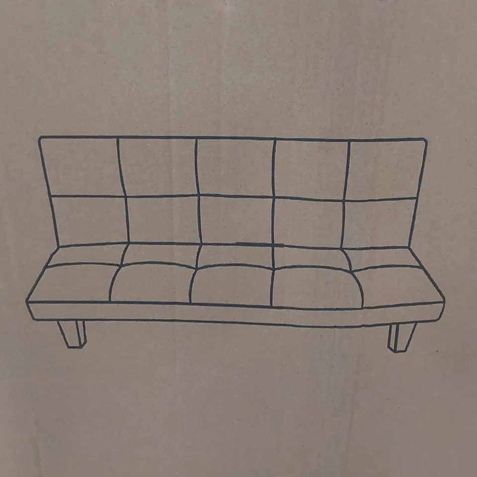 BOXED FRANKLIN SOFA BED - BLACK (1 BOX)