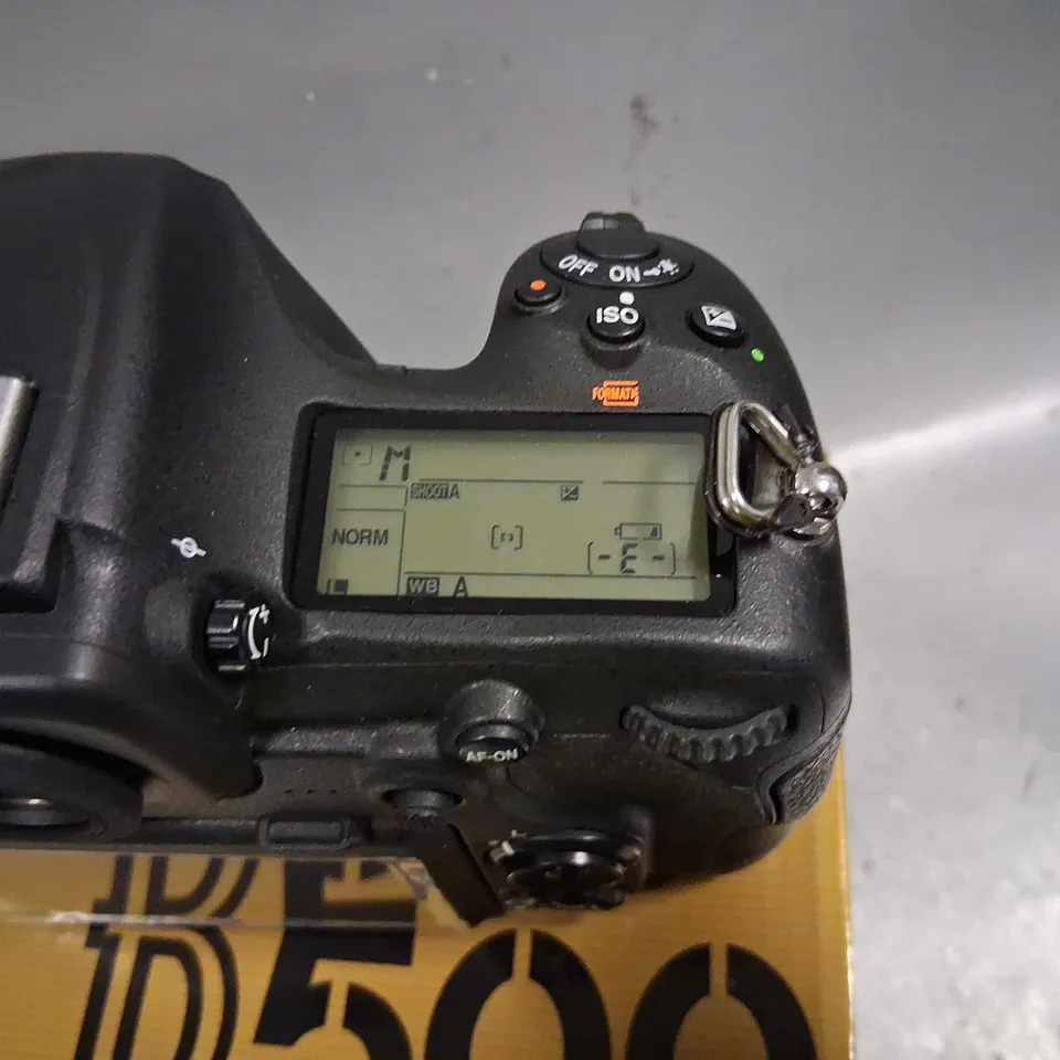 BOXED NIKON D500 DSLR CAMERA BODY ONLY