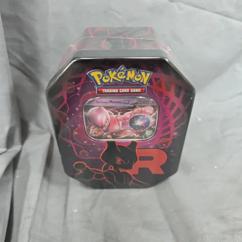 POKÉMON TRADING CARD GAME TEAM ROCKET TIN – MEWTWO EX (SEALED)