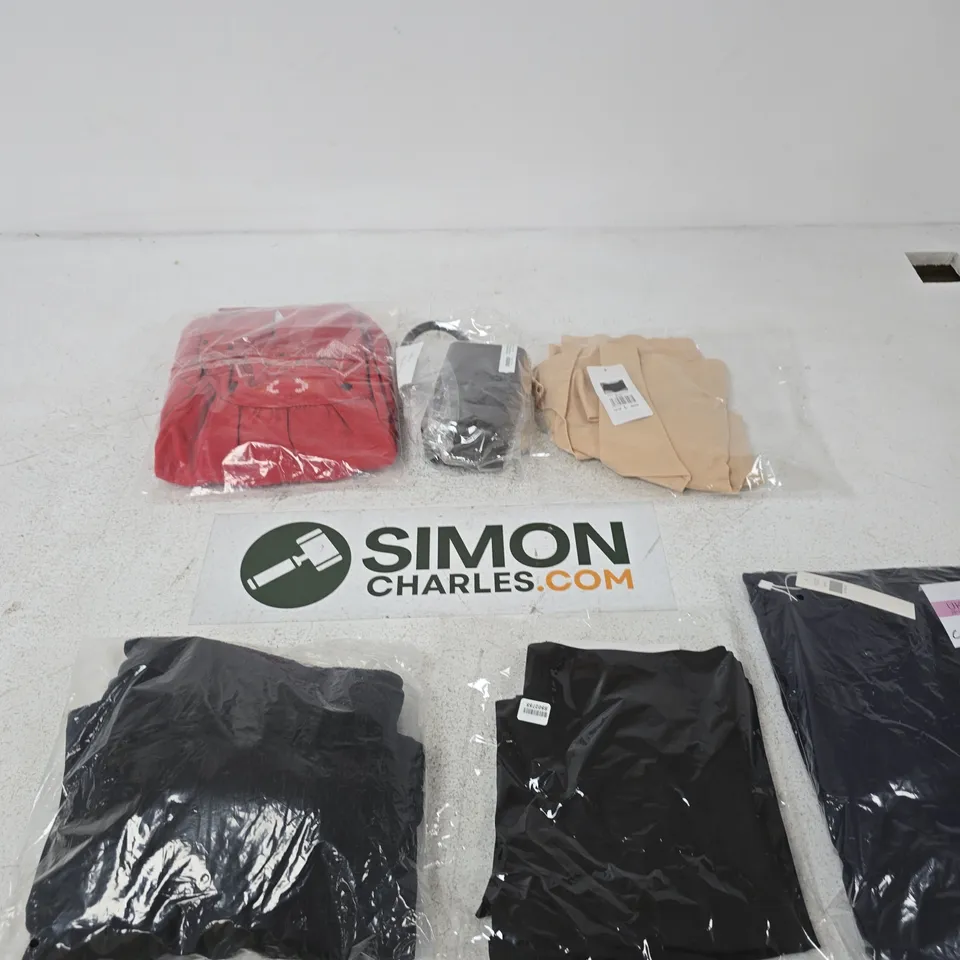BOX OF APPROXIMATELY 15 ASSORTED ITEMS INCLUDING &MAISIE TROUSERS, TOP AND BODY FIT LASER CUT BRIEF