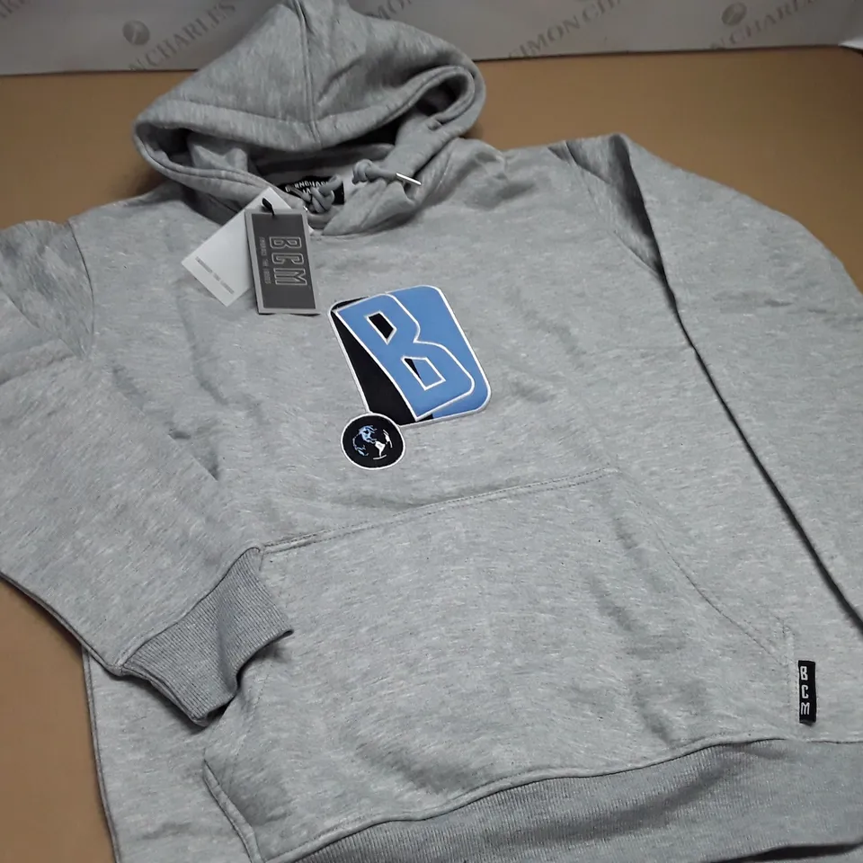 BORNCHESTER MAFIA GREY HOODIE - M