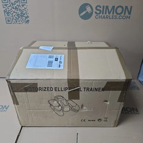 BOXED MOTORIZED ELLIPTICAL TRAINER