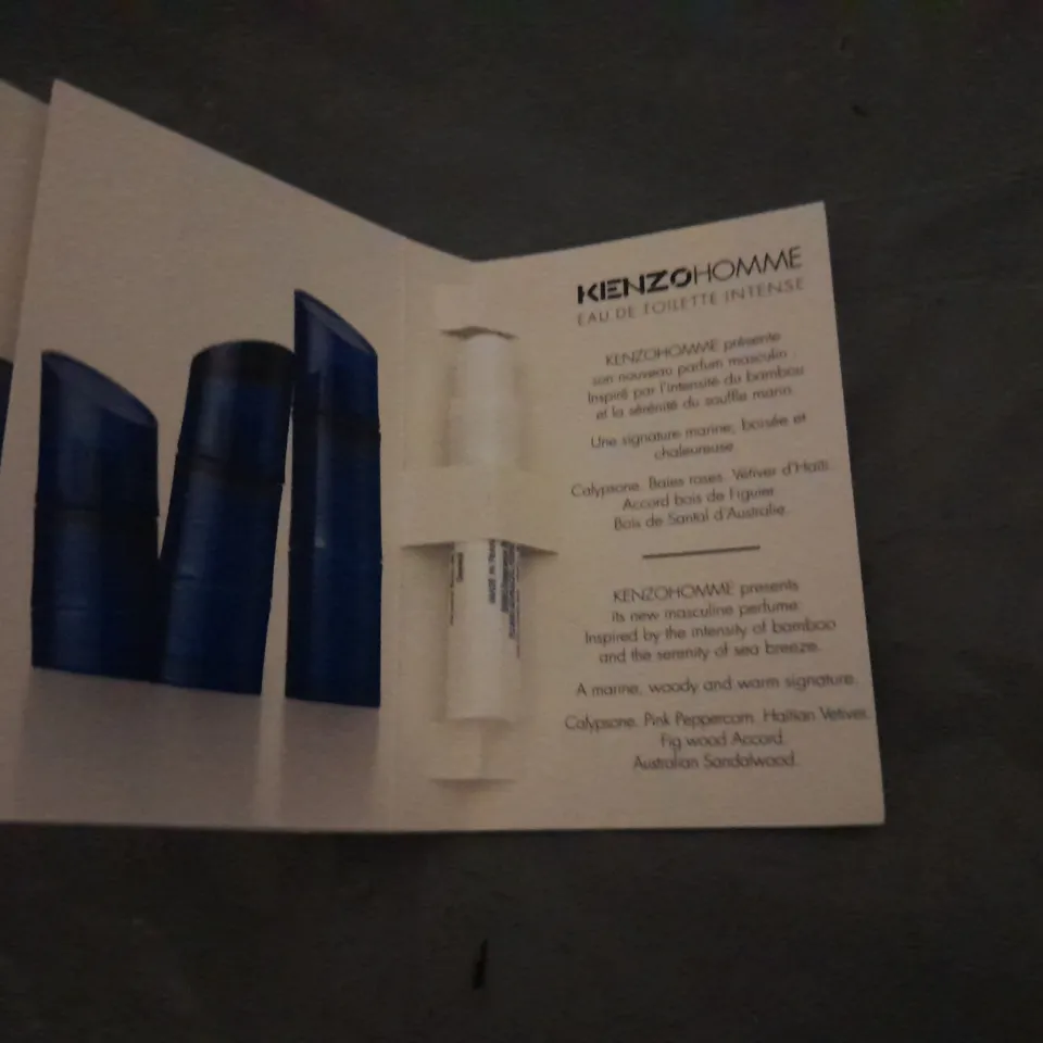 APPROXIMATELY 970 KENZO HOMME EAU DE TOILETTE INTENSE 1ML SAMPLES