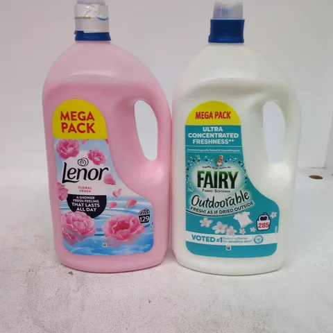 TOTE OF APPROXIMATELY 4 ASSORTED ITEMS TO INCLUDE LENOR MEGA PACK, FAIRY MEGA PACK ETC
