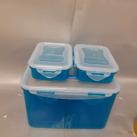 LOCK & LOCK 10 PIECE RECTANGULAR NESTABLE CONTAINER SET