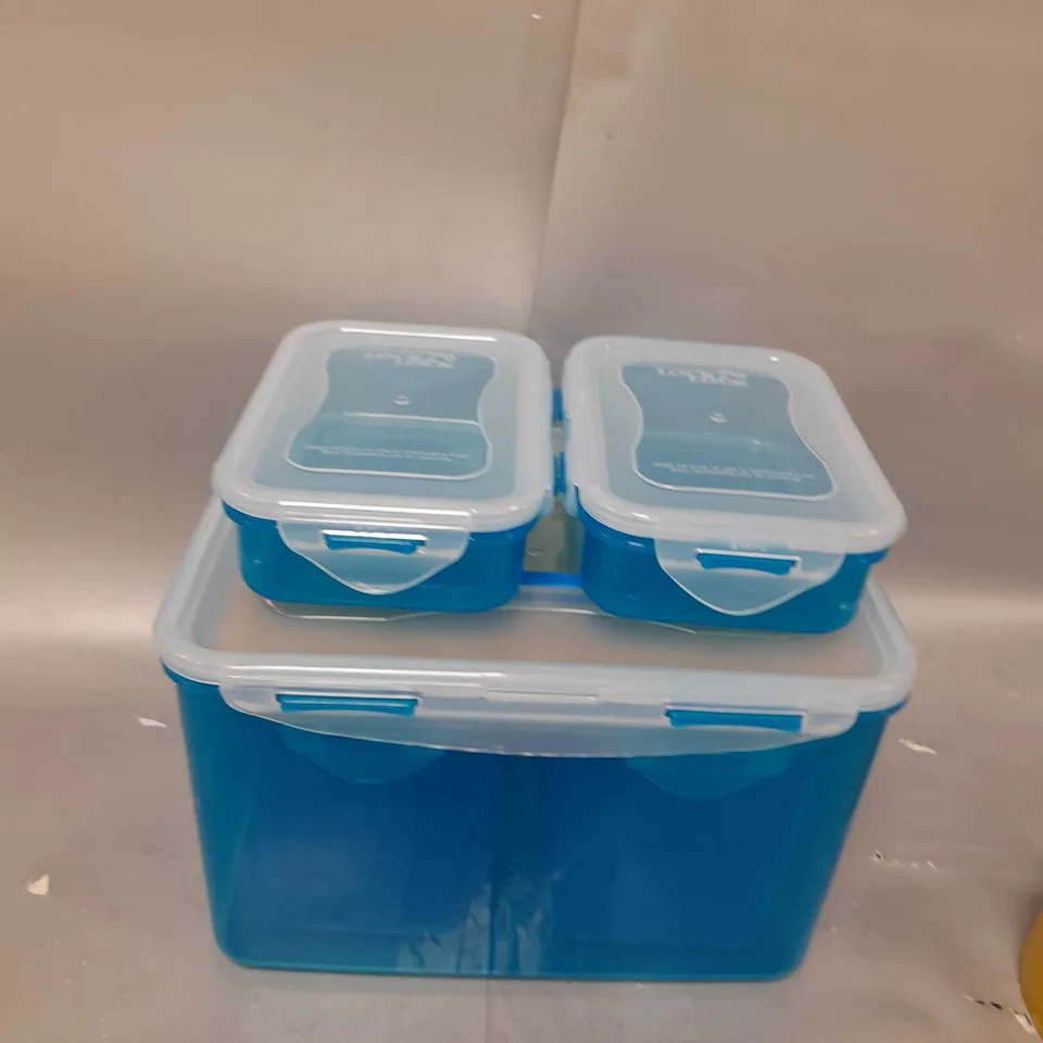 LOCK & LOCK 10 PIECE RECTANGULAR NESTABLE CONTAINER SET