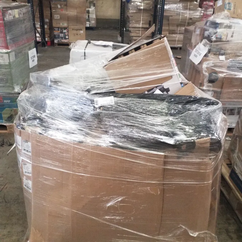 PALLET OF APPROXIMATELY 21 UNPROCESSED RAW RETURN HOUSEHOLD AND ELECTRICAL GOODS TO INCLUDE;