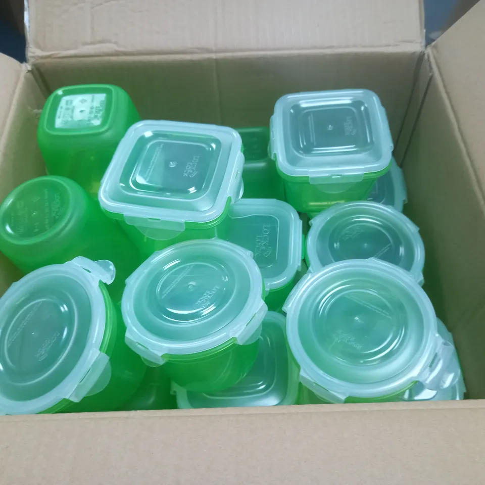 25-PIECE LIME FOOD CONTAINER SET