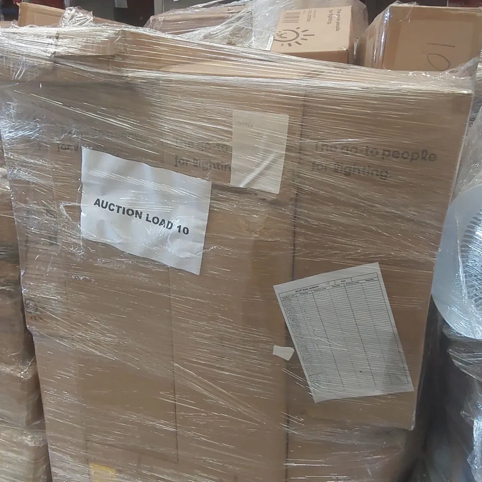 PALLET CONTAINING A VERY LARGE QUANTITY OF ASSORTED DESIGNER LIGHTING PRODUCTS