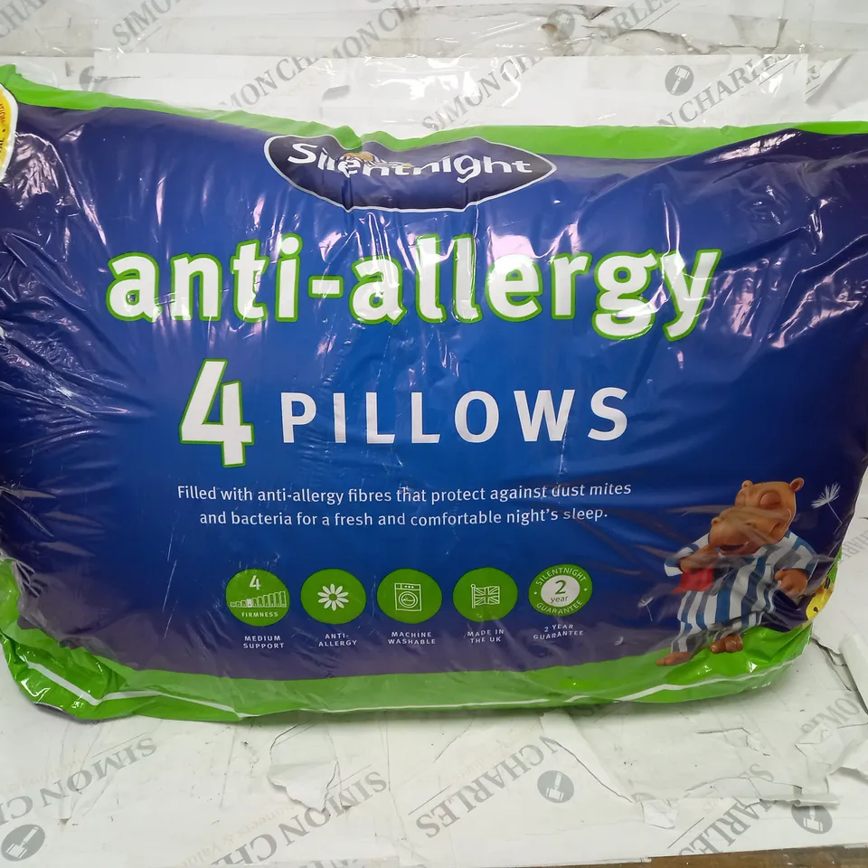 SILENTNIGHT ANTI-ALLERGY 4 PILLOW 