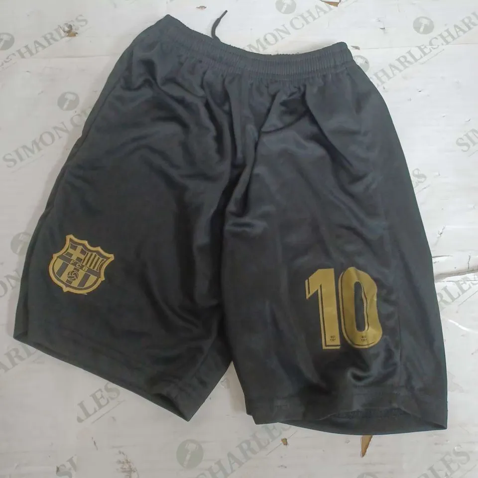 BARCELONA FOOTBALL CLUB IN BLACK- SIZE KIDS 26