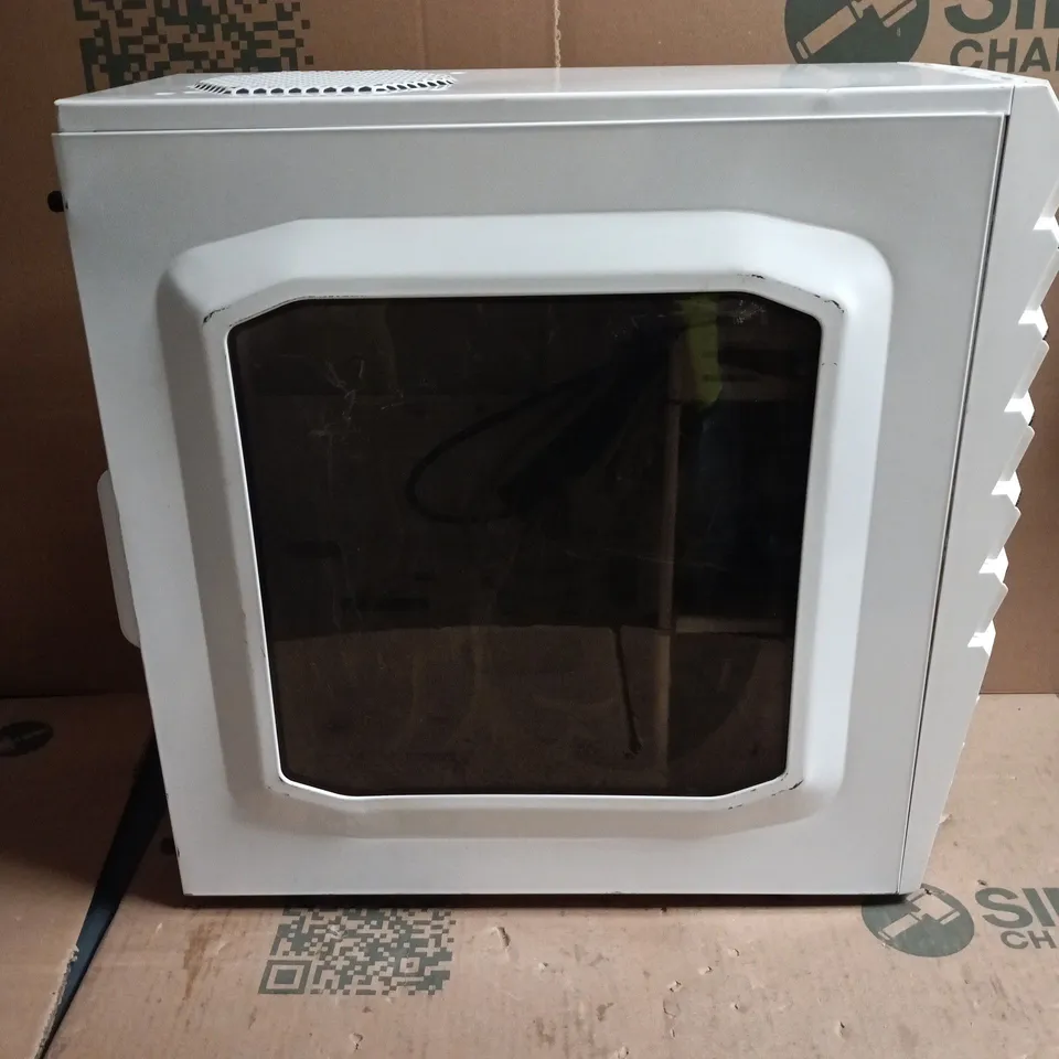 WHITE PC TOWER CASE – SCORPION 