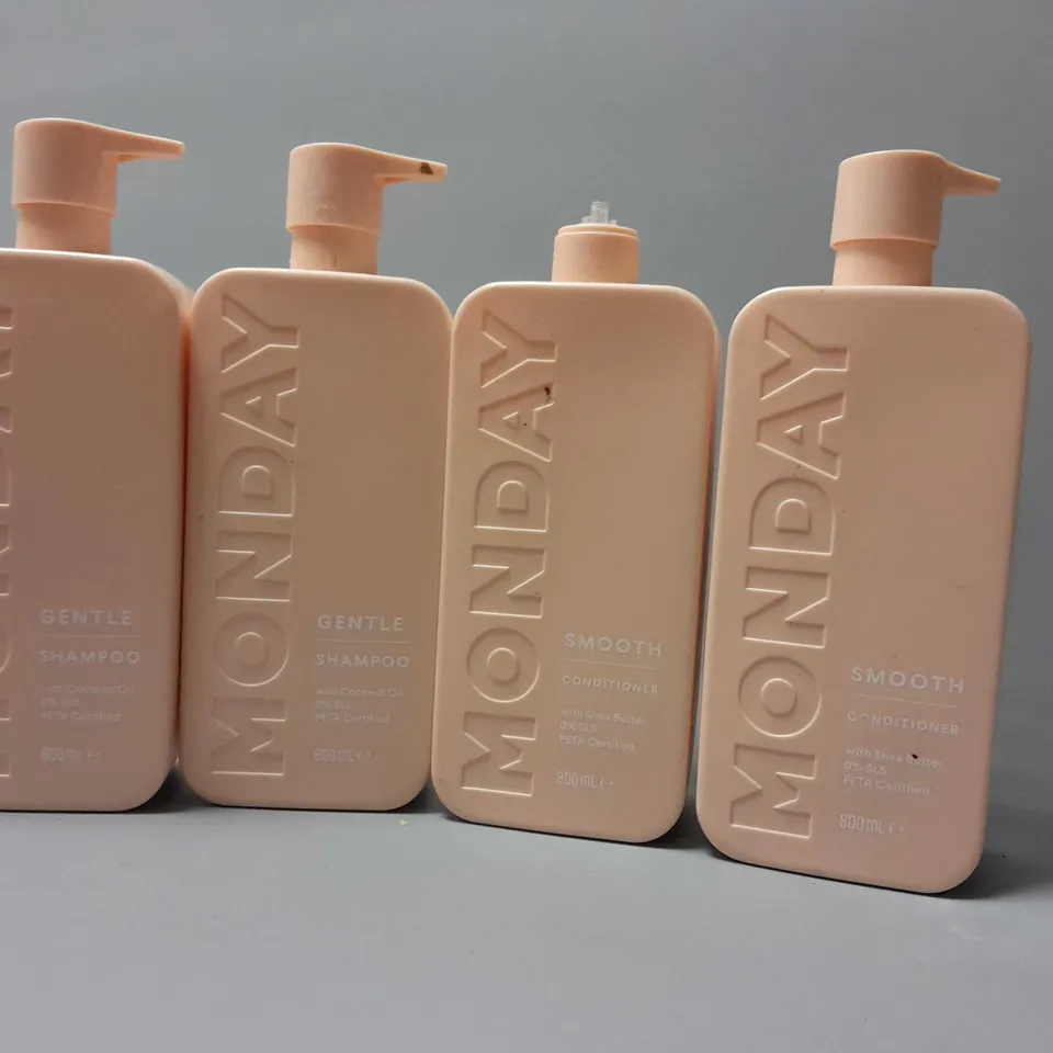 TWO MONDAY SMOOTH CONDITIONERS AND SHAMPOOS