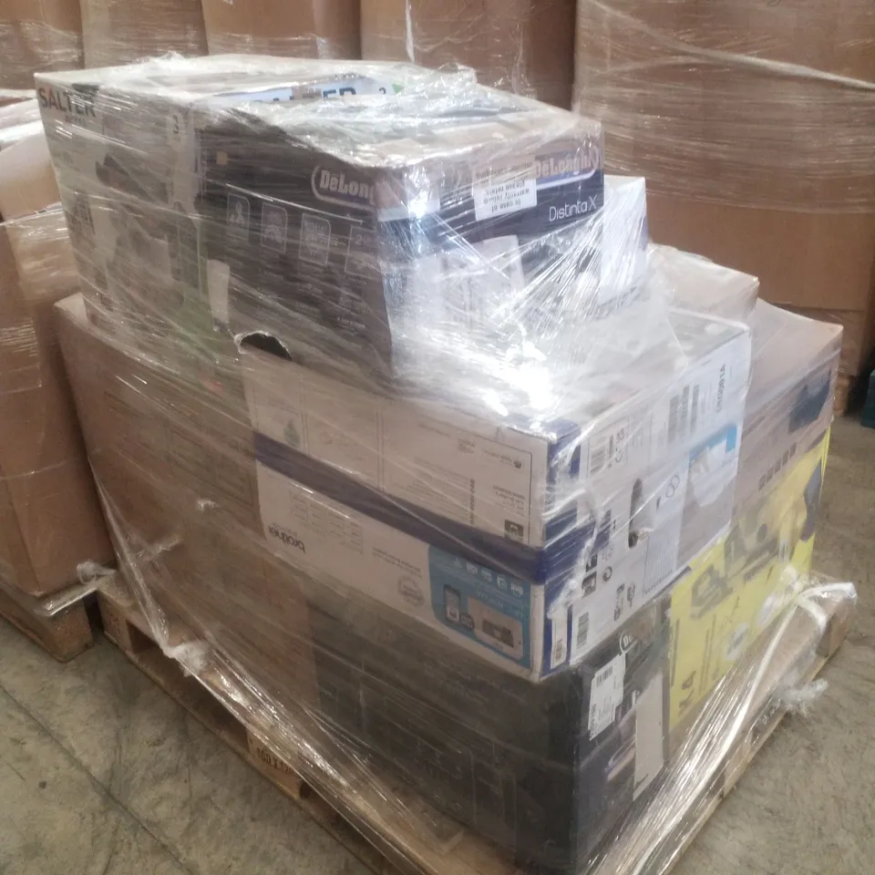 PALLET CONTAINING APPROXIMATELY 14 ASSORTED ITEMS TO INCLUDE SAMSUNG SOUND BAR AND KARCHER PRESSURE WASHER