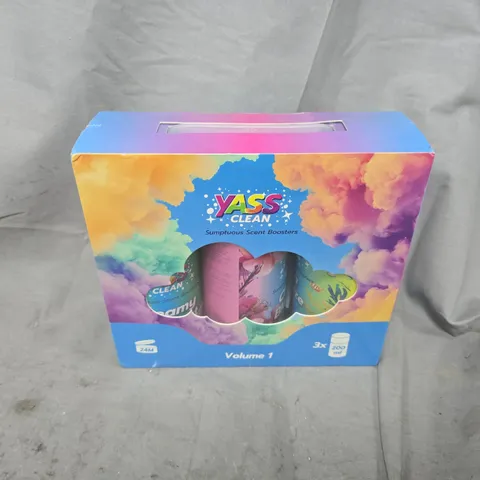 BOXED AND SEALED YASS CLEAN SUMPTUOUS SCENT BOOSTERS VOLUME 1