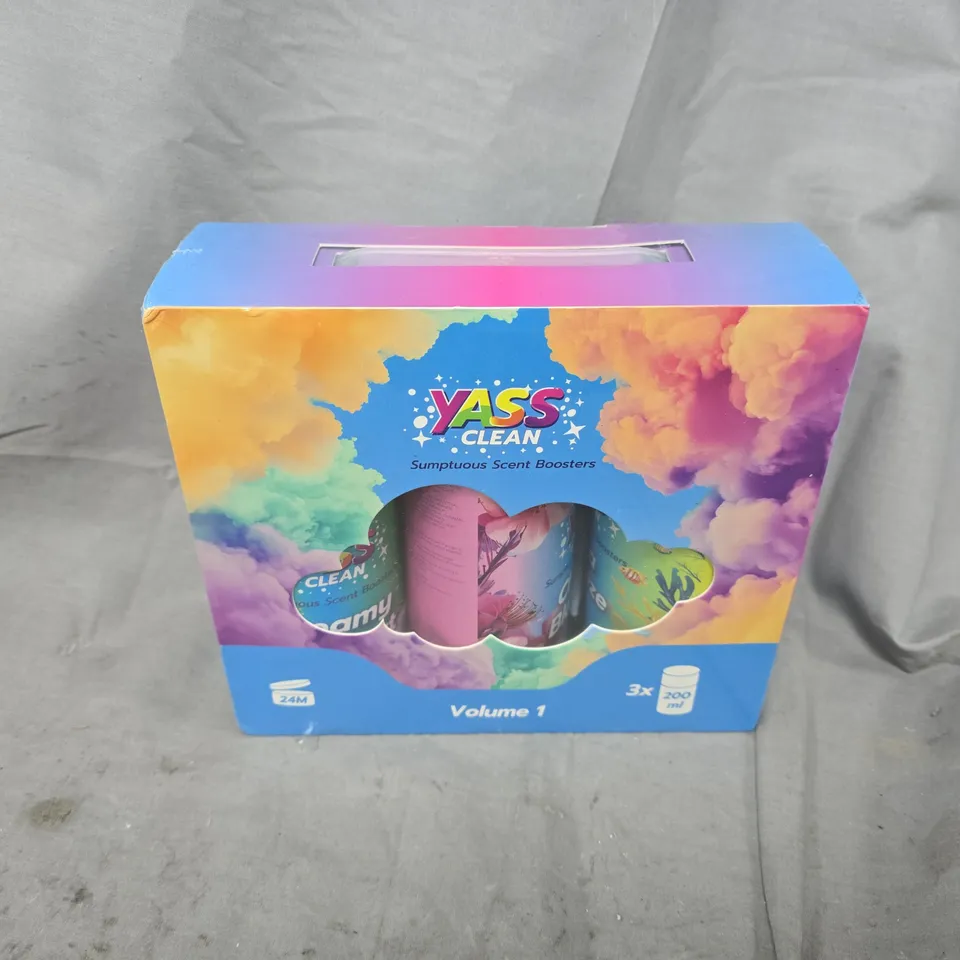 BOXED AND SEALED YASS CLEAN SUMPTUOUS SCENT BOOSTERS VOLUME 1