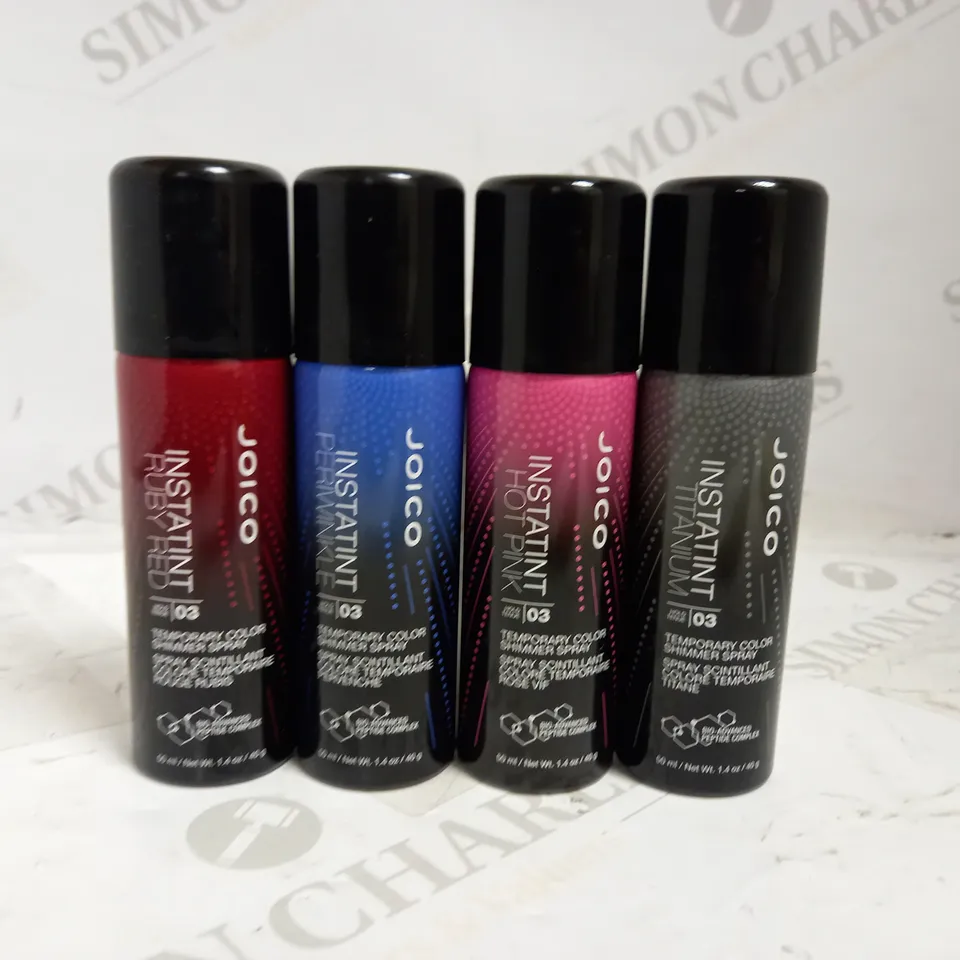 LOT OF 24 JOICO INSTATINT COLOUR SHIMMER SPRAY (24 X 50ML)
