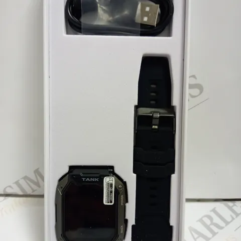 BOXED KOSPET TANK M1 SMART WATCH WITH BLACK RUBBER STRAP