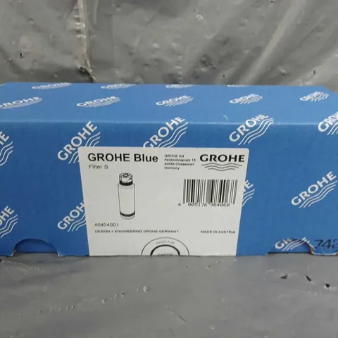 BOXED AND SEALED GROHE BLUE REPLACEMENT FILTER