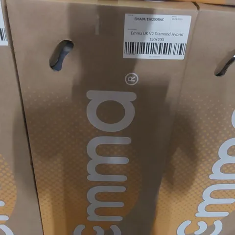 BRAND NEW BOXED EMMA UK V2 DIAMOND HYBRID 150 x 200CM KING SIZE MATTRESS 