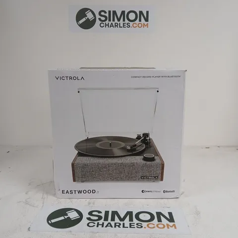 VICTROLA EASTWOOD II COMPACT RECORD PLAYER WITH BLUETOOTH