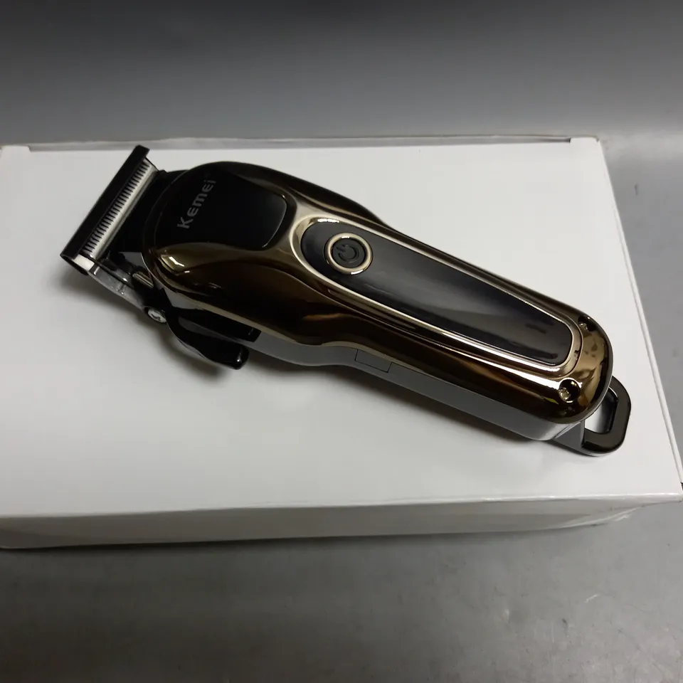 BOXED KEMEI PROFESSIONAL HAIR CLIPPERS KM-1990 GOLD