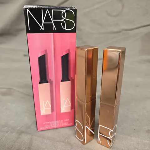 BOXED NARS AFTERGLOW SENSUAL SHINE LIPSTICK DUO - DEVOTION / DOLCE VITA