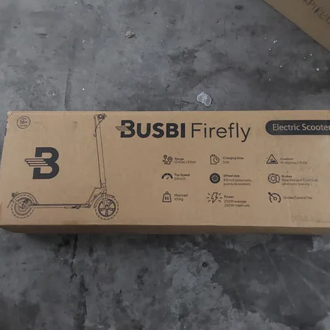 BOXED BUSBI FIREFLY ELECTRIC SCOOTER