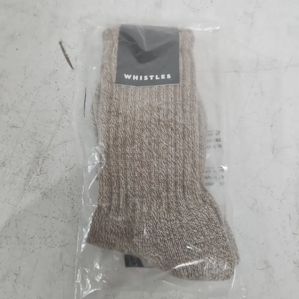 BAGGED WHISTLES CHUNKY MARL SOCKS