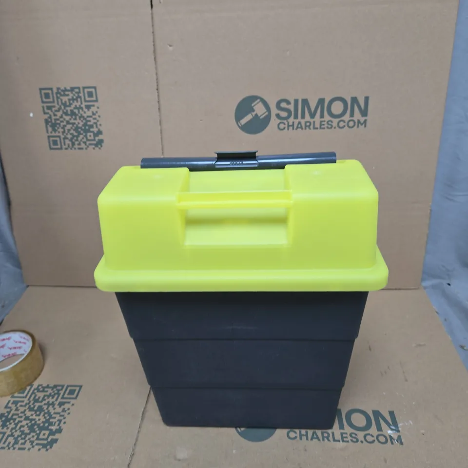 SHARPSAFE 13L SHARPS CONTAINER – YELLOW LID, BLACK BODY (MEDICAL WASTE)