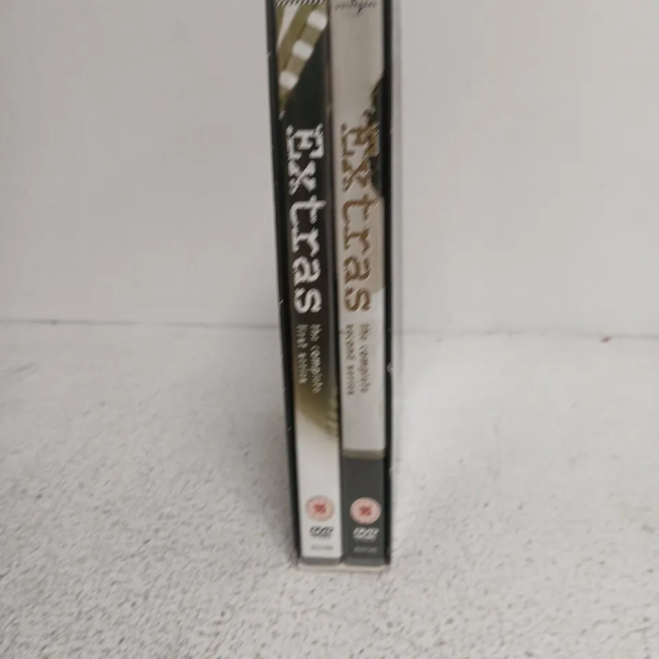 EXTRAS: COMPLETE SERIES ONE & TWO – BBC DVD BOX SET (FOUR DISC)