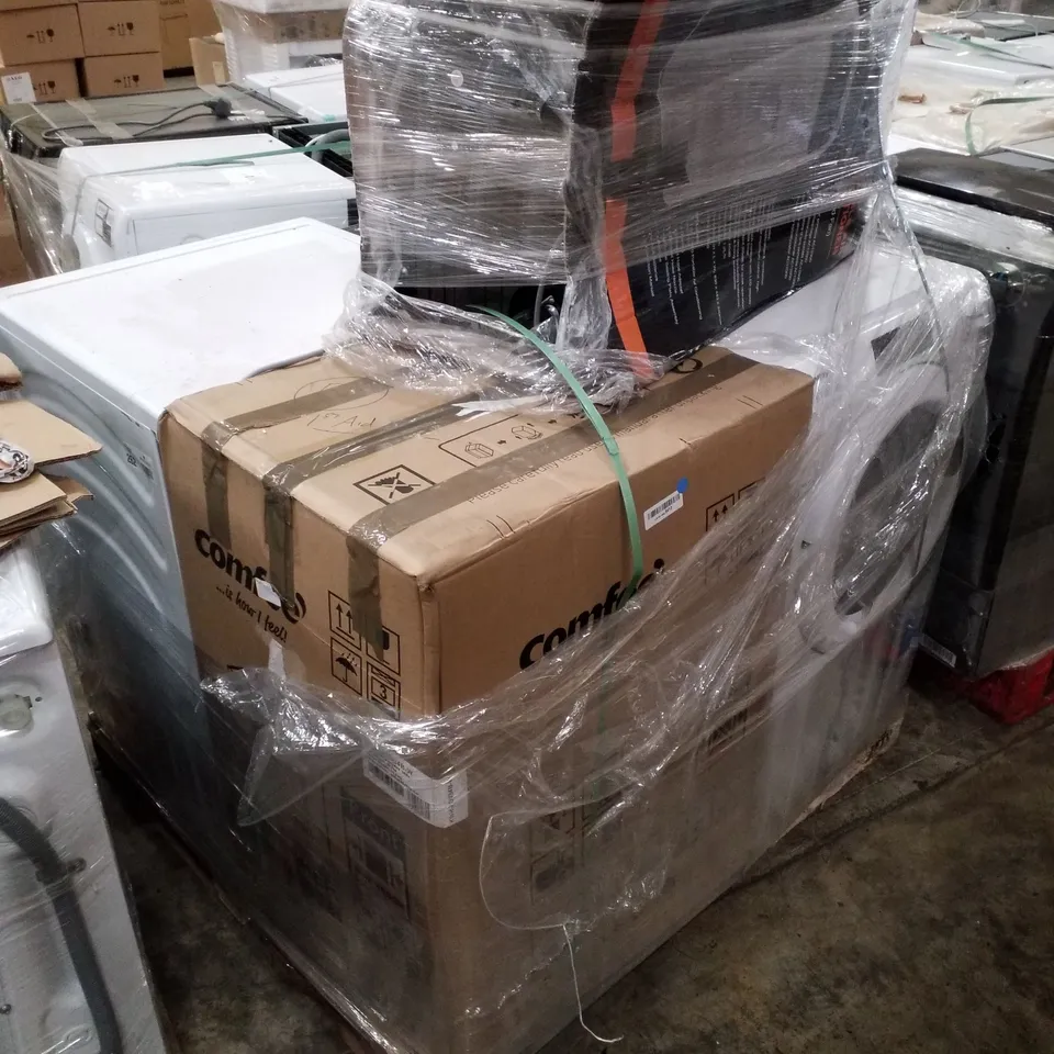 PALLET OF APPROXIMATELY 5 UNPROCESSED RAW RETURN WHITE GOODS TO INCLUDE;