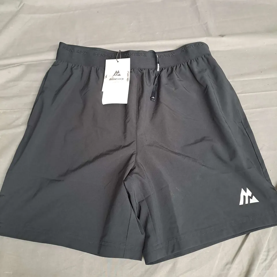 MONTIREX FLY 2.0 SHORTS IN BLACK SIZE M